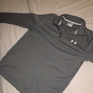 Grey Long Sleeve Under Armour Pull Over